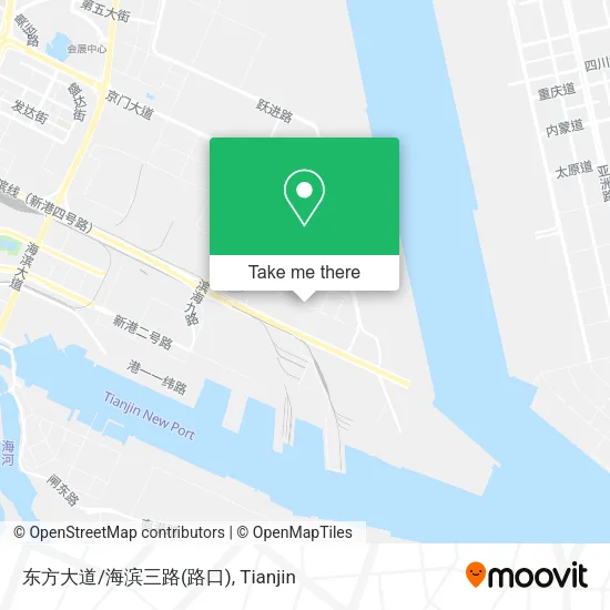东方大道/海滨三路(路口) map