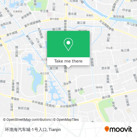 环渤海汽车城-1号入口 map