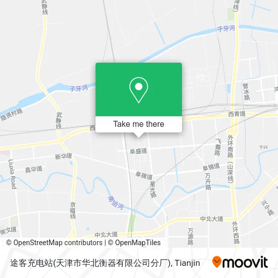 途客充电站(天津市华北衡器有限公司分厂) map