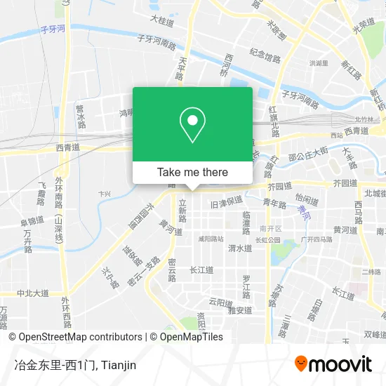 冶金东里-西1门 map