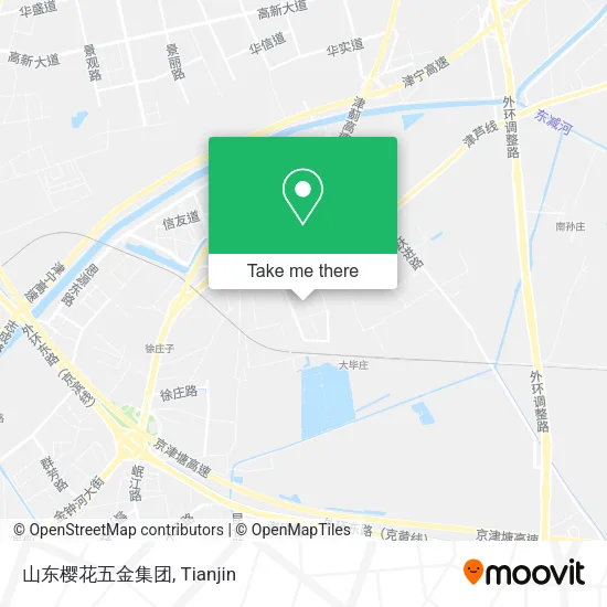 山东樱花五金集团 map