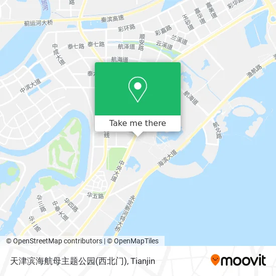 天津滨海航母主题公园(西北门) map