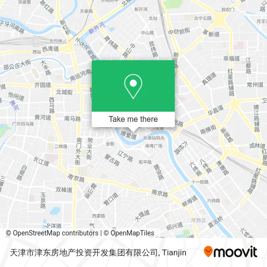 天津市津东房地产投资开发集团有限公司 map