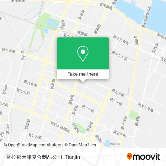 普拉那天津复合制品公司 map
