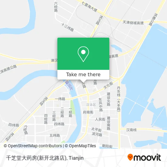 千芝堂大药房(新开北路店) map