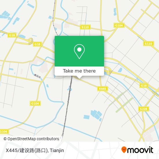 X445/建设路(路口) map