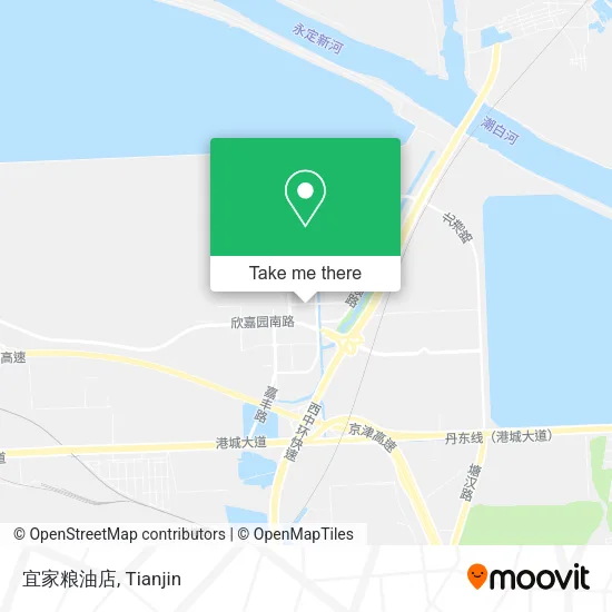 宜家粮油店 map
