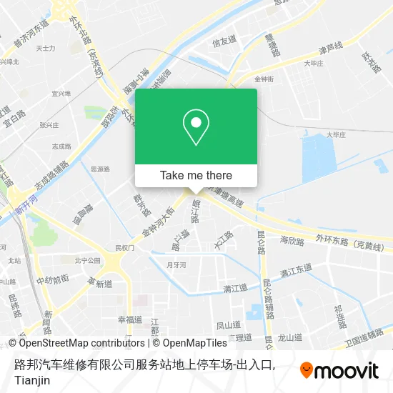 路邦汽车维修有限公司服务站地上停车场-出入口 map
