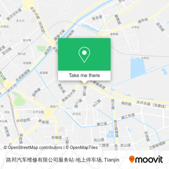 路邦汽车维修有限公司服务站-地上停车场 map