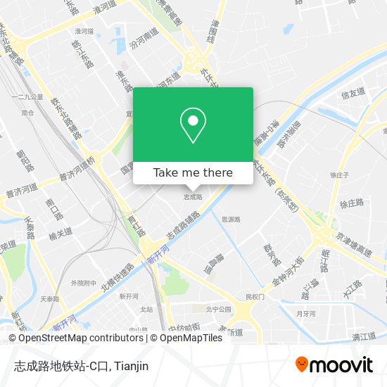 志成路地铁站-C口 map