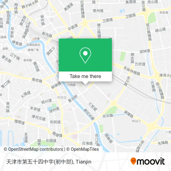 天津市第五十四中学(初中部) map