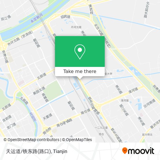 天运道/铁东路(路口) map