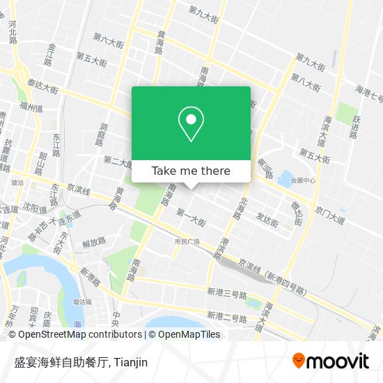 盛宴海鲜自助餐厅 map