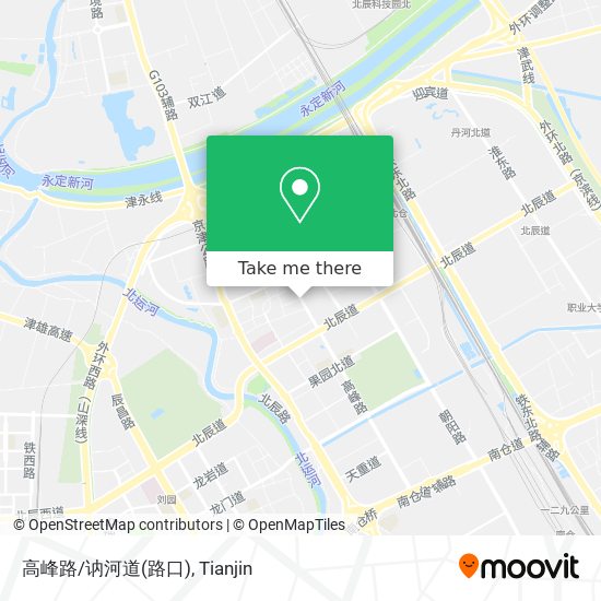 高峰路/讷河道(路口) map