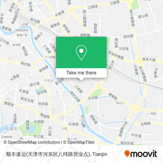 顺丰速运(天津市河东区八纬路营业点) map
