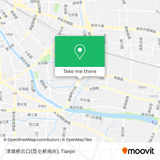 津塘桥出口(昆仑桥南向) map