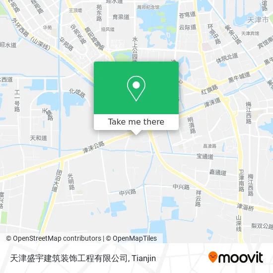 天津盛宇建筑装饰工程有限公司 map