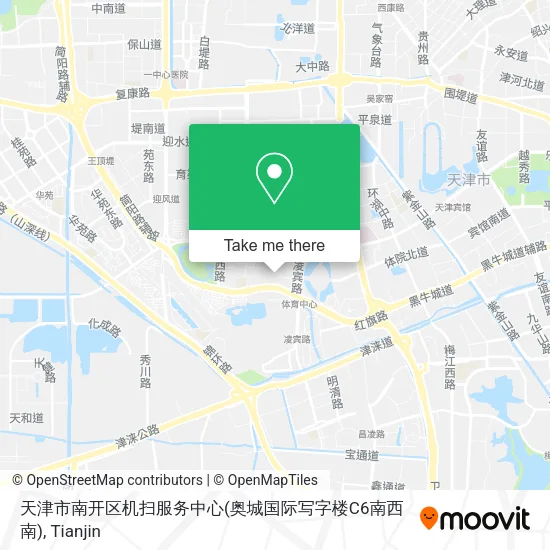 天津市南开区机扫服务中心(奥城国际写字楼C6南西南) map