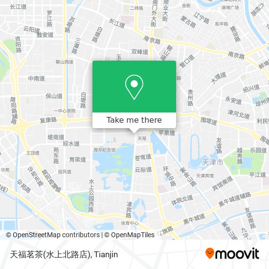 天福茗茶(水上北路店) map