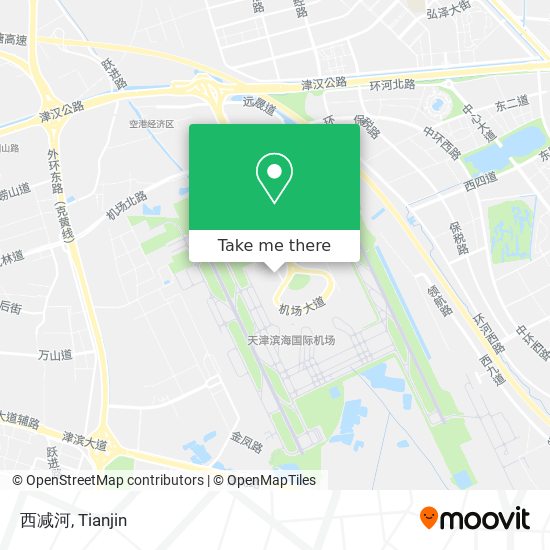 西减河 map