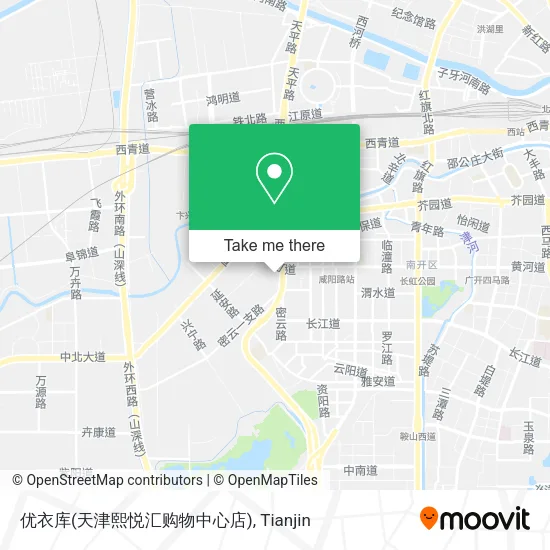 优衣库(天津熙悦汇购物中心店) map