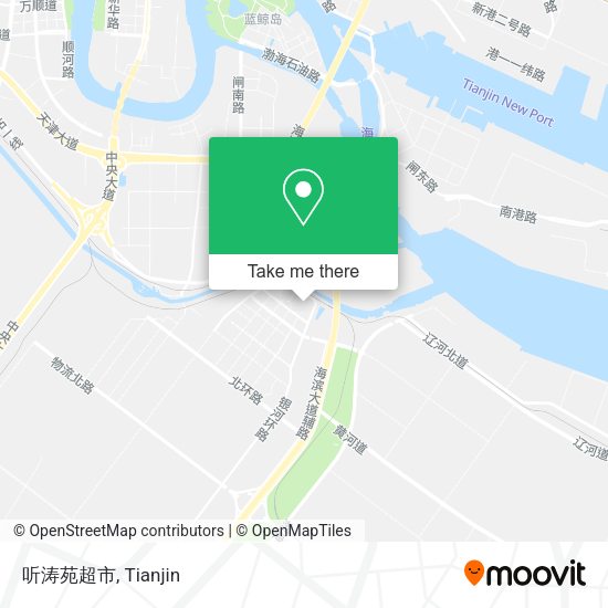 听涛苑超市 map