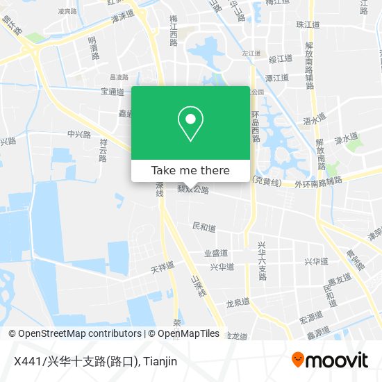 X441/兴华十支路(路口) map