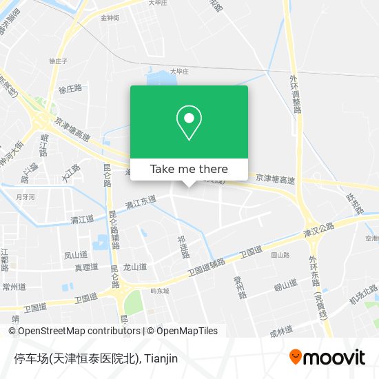 停车场(天津恒泰医院北) map