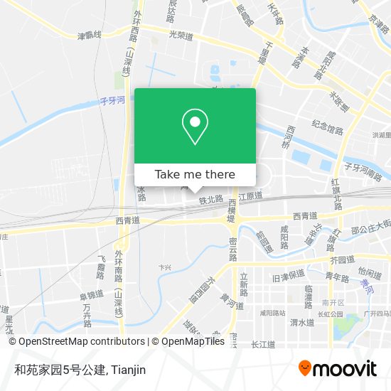 和苑家园5号公建 map