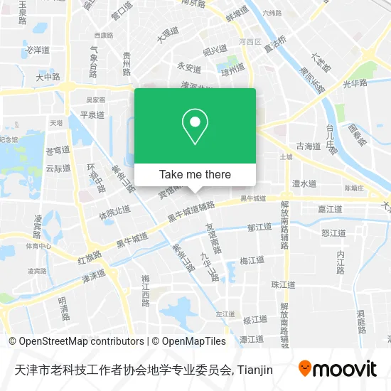天津市老科技工作者协会地学专业委员会 map