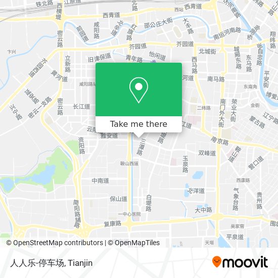 人人乐-停车场 map