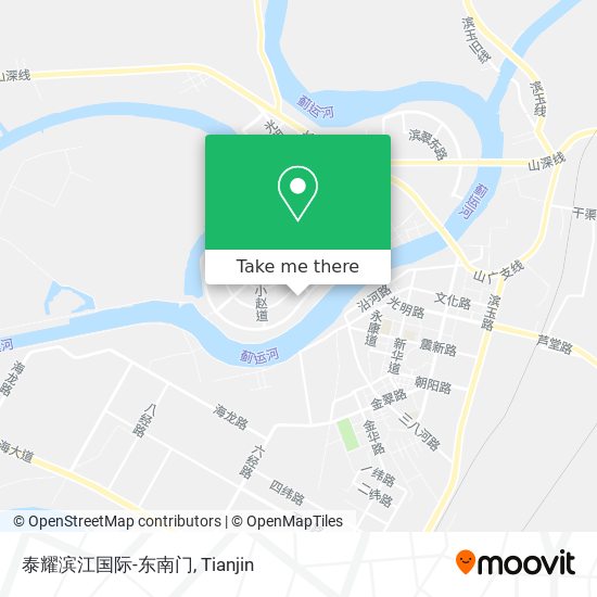 泰耀滨江国际-东南门 map