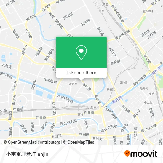 小南京理发 map