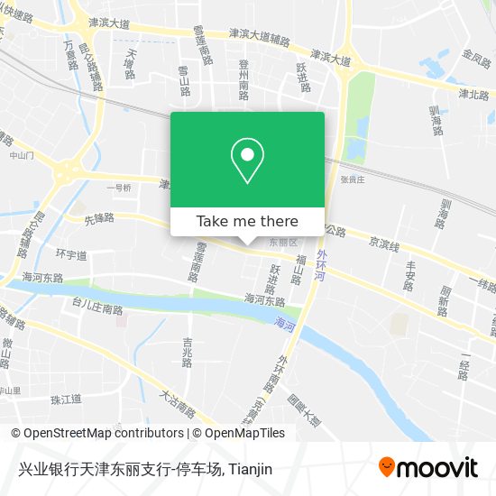 兴业银行天津东丽支行-停车场 map