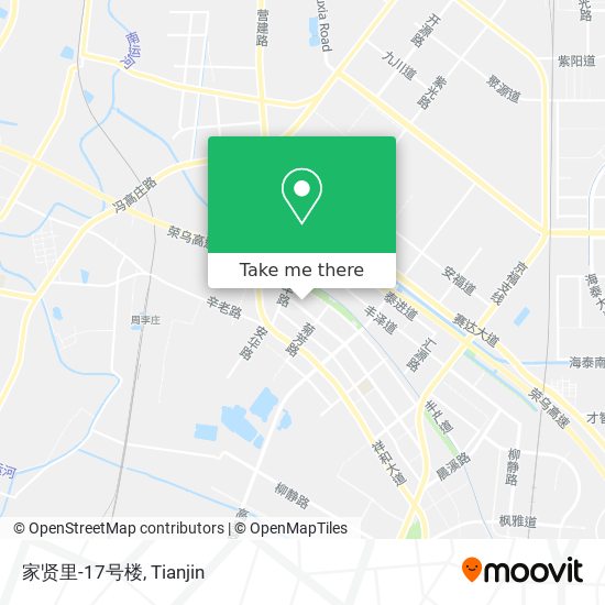 家贤里-17号楼 map