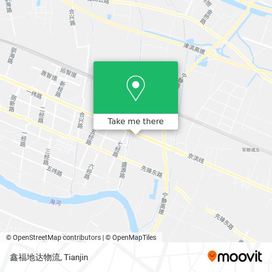 鑫福地达物流 map