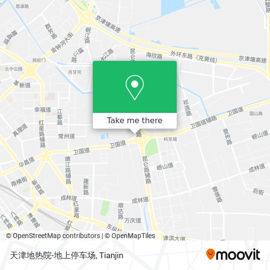 天津地热院-地上停车场 map