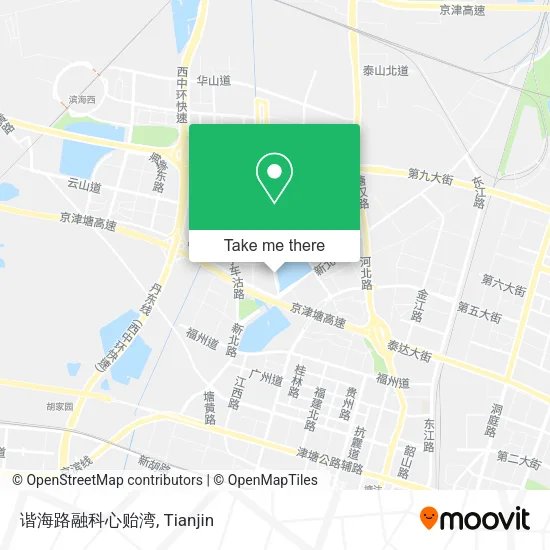 谐海路融科心贻湾 map