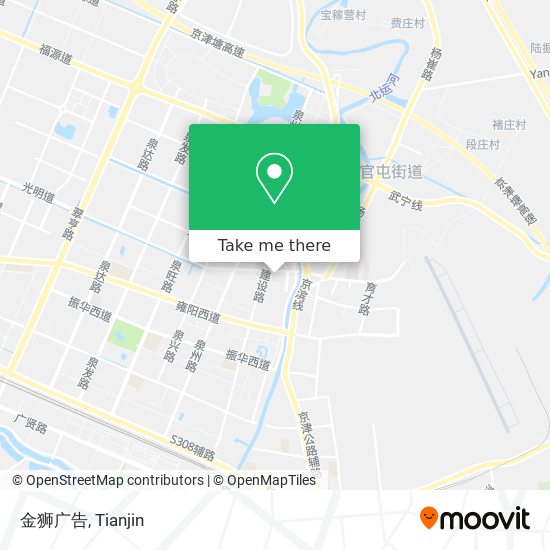 金狮广告 map