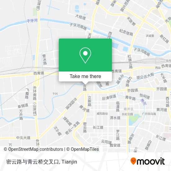 密云路与青云桥交叉口 map