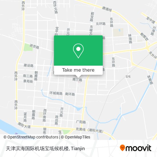 天津滨海国际机场宝坻候机楼 map