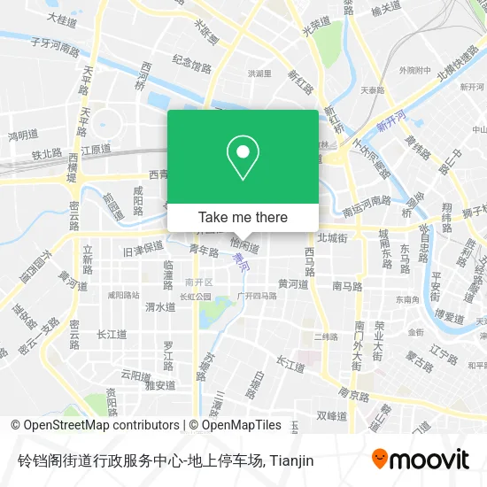 铃铛阁街道行政服务中心-地上停车场 map