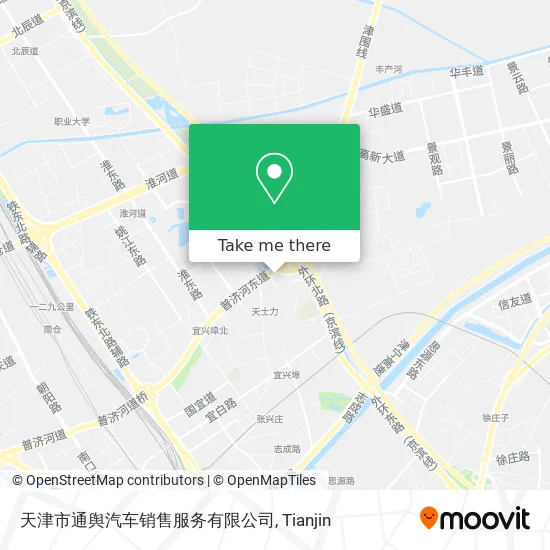 天津市通舆汽车销售服务有限公司 map