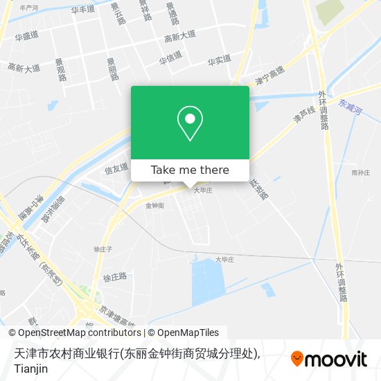 天津市农村商业银行(东丽金钟街商贸城分理处) map