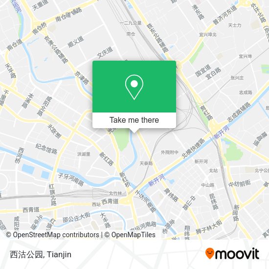 西沽公园 map