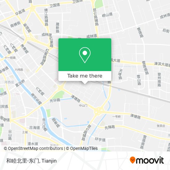 和睦北里-东门 map