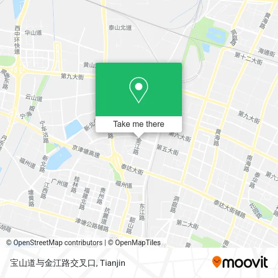 宝山道与金江路交叉口 map