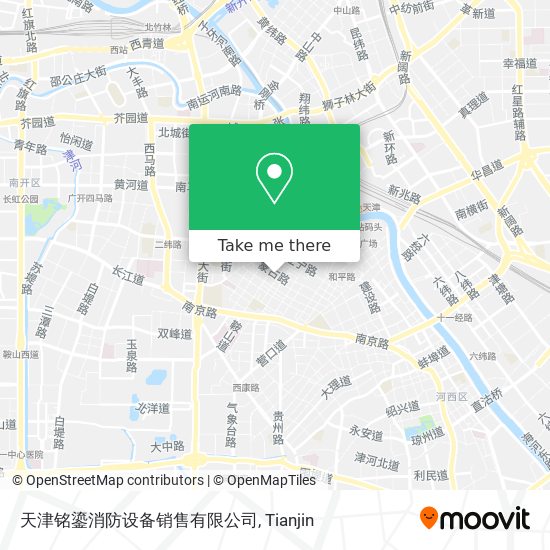 天津铭鎏消防设备销售有限公司 map