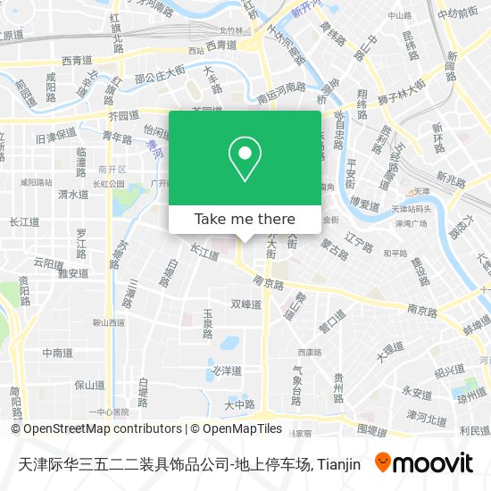 天津际华三五二二装具饰品公司-地上停车场 map