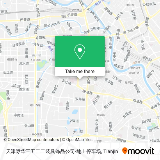 天津际华三五二二装具饰品公司-地上停车场 map